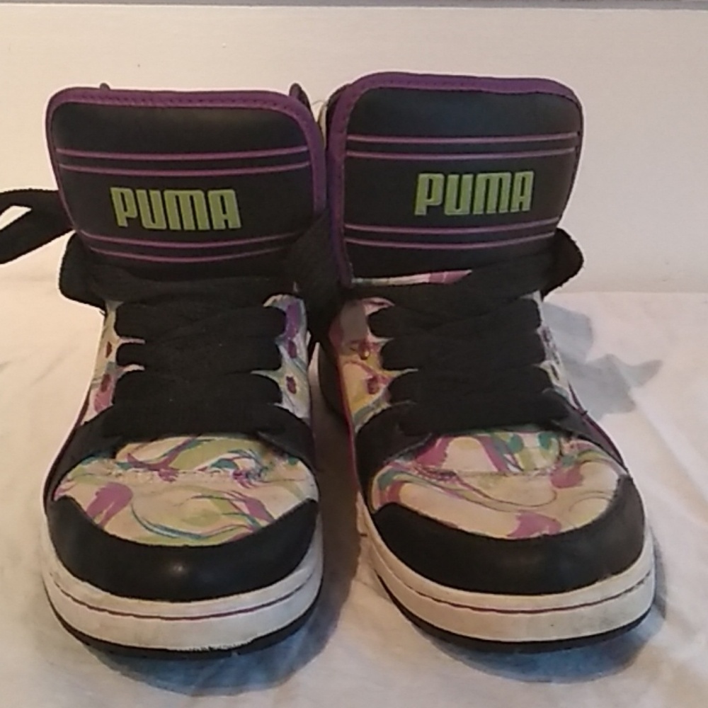 Puma Women's Hi Canvas Swirl Fashion Sneakers